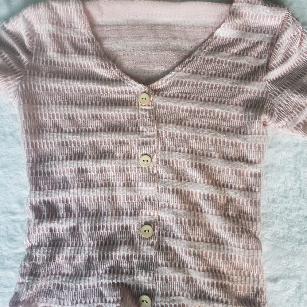 Pink crop top